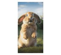 Cute Funny Rabbit Beach Towels Extra Large, Quick Dry Absorbent Multipurpose, Oversized Beach Towel, Sand Free Foldable Lightweight, Travel Towel, For Beach Pool Camping Travel Vacation, 63x31.5 in