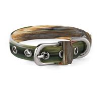 Cute Funny Rabbit Dog Collar Adjustable Pet Collar Stainless Steel D-Ring Collar Oxford Cloth Cat Collar Strap with Metal Buckle for Small Medium Dog