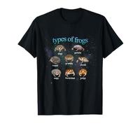 Cute Funny Rain Frog Animal Lover | Meme Type Chart T-Shirt