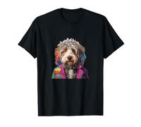 Cute Funny Saint Bernadoodle Mixed Breed Street Fashion Value Graphic T-Shirt