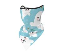 Cute Funny Seals Windproof Mask,Neck Gaiter Winter Motorcycle Face Cover