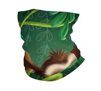 Cute Funny Sloth Relaxing On The Jungle Tree Print Neck Warmer Ultra-Soft, Stretchy Neck Gaiter Winter Neck Gaiter Warmer For Menand Women