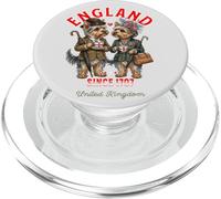 Cute Funny Yorkie Dogs Mug Love Coffee England Flag PopSockets PopGrip for MagSafe