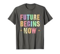 Cute Future Begins Now Science School University I Teach T-Shirt