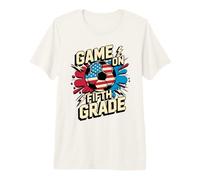 Cute Game ON Fifth Grade Soccer Bruh We Back First Day Team Premium T-Shirt