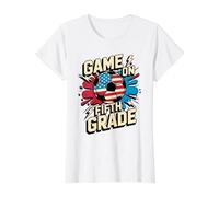 Cute Game ON Fifth Grade Soccer Bruh We Back First Day Team Value Graphic T-Shirt