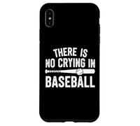 cute game stick design funny there is no crying in baseball Case for iPhone XS Max
