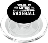 cute game stick design funny there is no crying in baseball PopSockets PopGrip for MagSafe