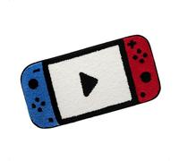 Cute Gaming Rug - Cartoon Game Console Controller Floor Mats, Non Slip, Extra Soft Absorbent, Machine Washable, Game Room Carpet, Shower Mat, Indoor Door Mat (16" x 32")