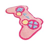 Cute Gaming Rug Cartoon Game Console Controller Floor Mats Non Slip Extra Soft Absorbent Rugs Machine Washable Mat Room Carpet Shower Indoor Door House Blankets (40X60CM)