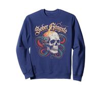 Cute Gangster SOBER GANGSTA Snake NA Matters Sobriety Sweatshirt