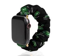 Cute Garbage Day Truck Scrunchie Watch Bands Soft Elastic Replacement Wristband Compatible with Apple Watch 38mm/40mm