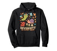 Cute Garden Bugs Diversity In Every Drop Nature Pullover Hoodie
