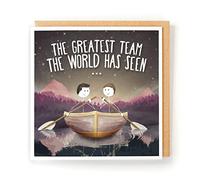 Cute Gay Couple Love Card, LGBT Husband Boyfriend Birthday, Anniversary, Valentines, Greatest Team