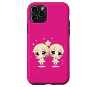 Cute Gemini Zodiac Twins - Adorable Astrology Duo Case for iPhone 11 Pro