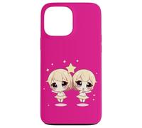 Cute Gemini Zodiac Twins - Adorable Astrology Duo Case for iPhone 13 Pro Max