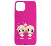 Cute Gemini Zodiac Twins - Adorable Astrology Duo Case for iPhone 15 Plus