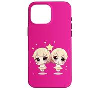 Cute Gemini Zodiac Twins - Adorable Astrology Duo Case for iPhone 16 Pro Max