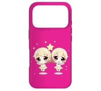 Cute Gemini Zodiac Twins - Adorable Astrology Duo Case for iPhone 17 Pro