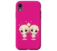 Cute Gemini Zodiac Twins - Adorable Astrology Duo Case for iPhone XR