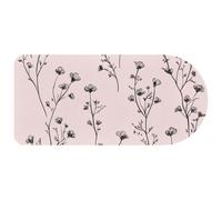 Cute Gently Tiny Flowers Floral Pattern Mouse Pad Gaming, 29.1 x13.8 inch Long Computer Keyboard Mouse Mat Non-Slip Base, Large Desk Pad for Gamer Office Home