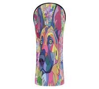 Cute German Shepherd Dog Golf Club Cover Set Headcovers with Interchangeable No. Tags for Driver & Fairway Woods protector para carro de golf