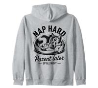 Cute German Shepherd Dog Puppy Parenting First Time Parent Zip Hoodie
