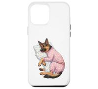 Cute German Shepherd Dog Sleeping in Pajamas Bedtime Art Case for iPhone 12 Pro Max