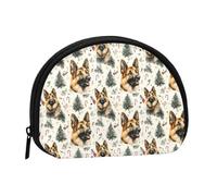 Cute German Shepherds Print Coin Purse - Mini Coin Purses for Women, Cute Small Change Purse Coins Pouch