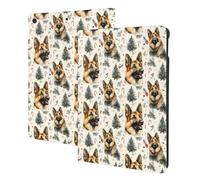 Cute German Shepherds Print Compatible with ipad 9th/8th/7th Generation Case Cover, Tablet Cases Compatible with ipad Case 10.2 Inch, Auto Wake/Sleep, Folio Stand