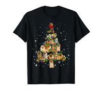 Cute German Spitz dog Christmas Tree gift decor Xmas tree T-Shirt