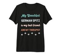 Cute German Spitz Dog Dad Mom Friend and Therapist Premium T-Shirt