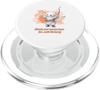 Cute Ghost Archery Halloween Ghouls Just Wanna Have Fun PopSockets PopGrip for MagSafe