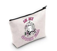 Cute Ghost Bag in My Spooky Era Flower Ghost Canvas Zipper Pouch Bag (Spooky Era Bag EU)
