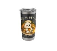 Cute Ghost Bonfire Camping Stainless Steel Insulated Tumbler