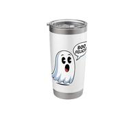 Cute Ghost Boo Felicia Halloween Ghost Funny Internet Meme Stainless Steel Insulated Tumbler