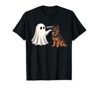 Cute Ghost Booping King Shepherd Halloween T-Shirt