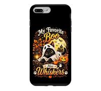 Cute Ghost Cat "My Favorite Boo Has Whiskers" Spooky Art Case for iPhone 7 Plus/8 Plus