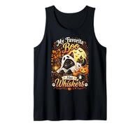 Cute Ghost Cat My Favorite Boo Has Whiskers Spooky Art Tank Top