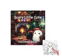 Cute Ghost Coloring Book Spooky Adorable Cute Fun Activities 40 Pages