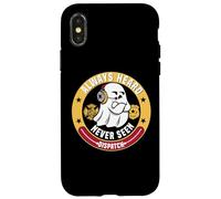 Cute Ghost Dispatcher Halloween Always Heard But Never Seen Case for iPhone X/XS