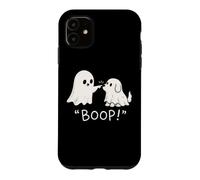 Cute Ghost Dog Boop Funny Halloween Paranormal Humor Case for iPhone 11