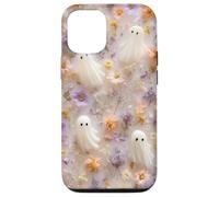 Cute Ghost Floral Aesthetic Spooky Art Girly 3-D Case for iPhone 12/12 Pro