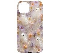 Cute Ghost Floral Aesthetic Spooky Art Girly 3-D Case for iPhone 15 Plus
