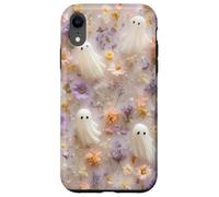 Cute Ghost Floral Aesthetic Spooky Art Girly 3-D Case for iPhone XR