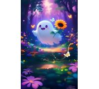 Cute Ghost Flower 2000 Piece Jigsaw Puzzles for Adults, Challenging and Brainteasing, Difficult Puzzles, Puzzle 2000 Pieces