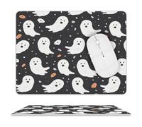Cute Ghost Halloween Pattern Mouse Pad Mouse Mat 10 X 8 Inch