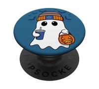 Cute Ghost Halloween Spirit Trick or Treating Spooky Fun PopSockets Adhesive PopGrip