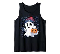 Cute Ghost Halloween Spirit Trick or Treating Spooky Fun Tank Top