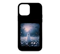 Cute Ghost in Wildflower Meadow Spooky Floral Halloween Case for iPhone 12 mini